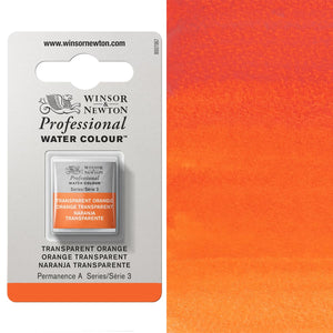 Winsor & Newton Professional Watercolour Half Pan — Transparent Orange