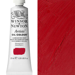 W&N Artists' Oil Colour 37ml Cadmium Red Deep
