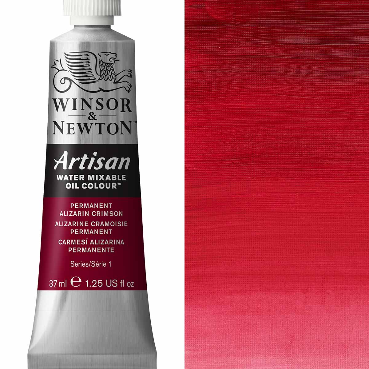 Winsor & Newton Artisan Water Mixable Oil 37ml - Permanent Alizarin Crimson