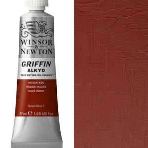 Winsor & Newton Griffin Alkyd Oil - Indian Red