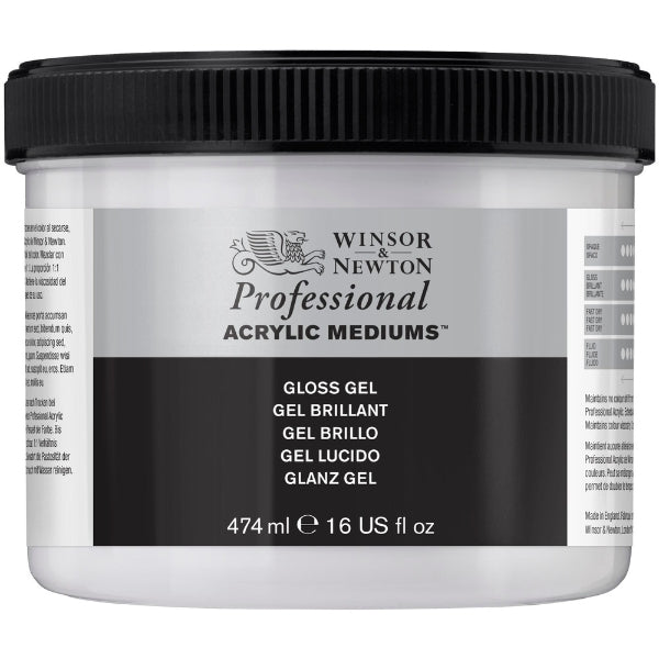 Winsor & Newton Artists' Acrylic Gloss Gel — 474ml