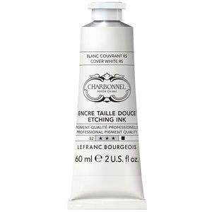 Charbonnel Etching Ink 60ml Cover White Rapid Set S2