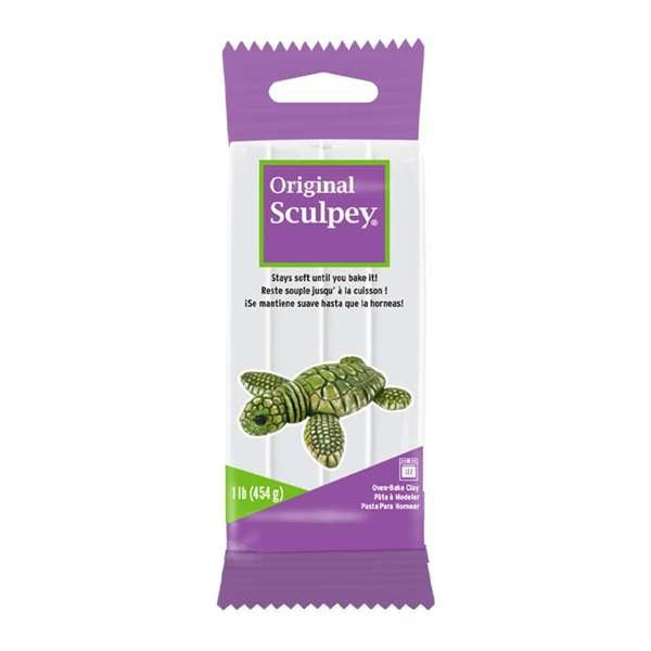 Sculpey Original Polymer Clay – White, 1lb