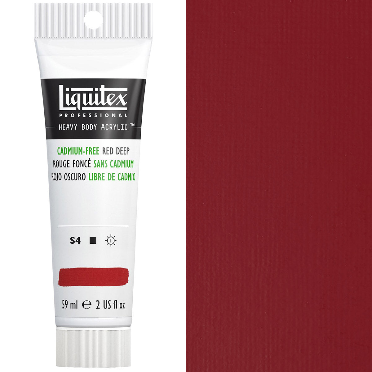 Liquitex Heavy Body Acrylic Cadmium-Free 59ml — Red Deep