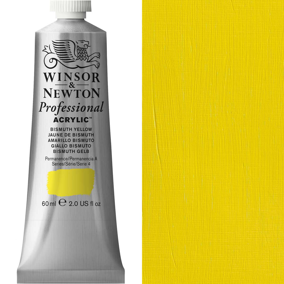 Winsor & Newton Professional Acrylic 60ml - Bismuth Yellow