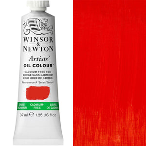 Winsor & Newton Artists' Oil Colour 37ml — Cadmium-Free Red