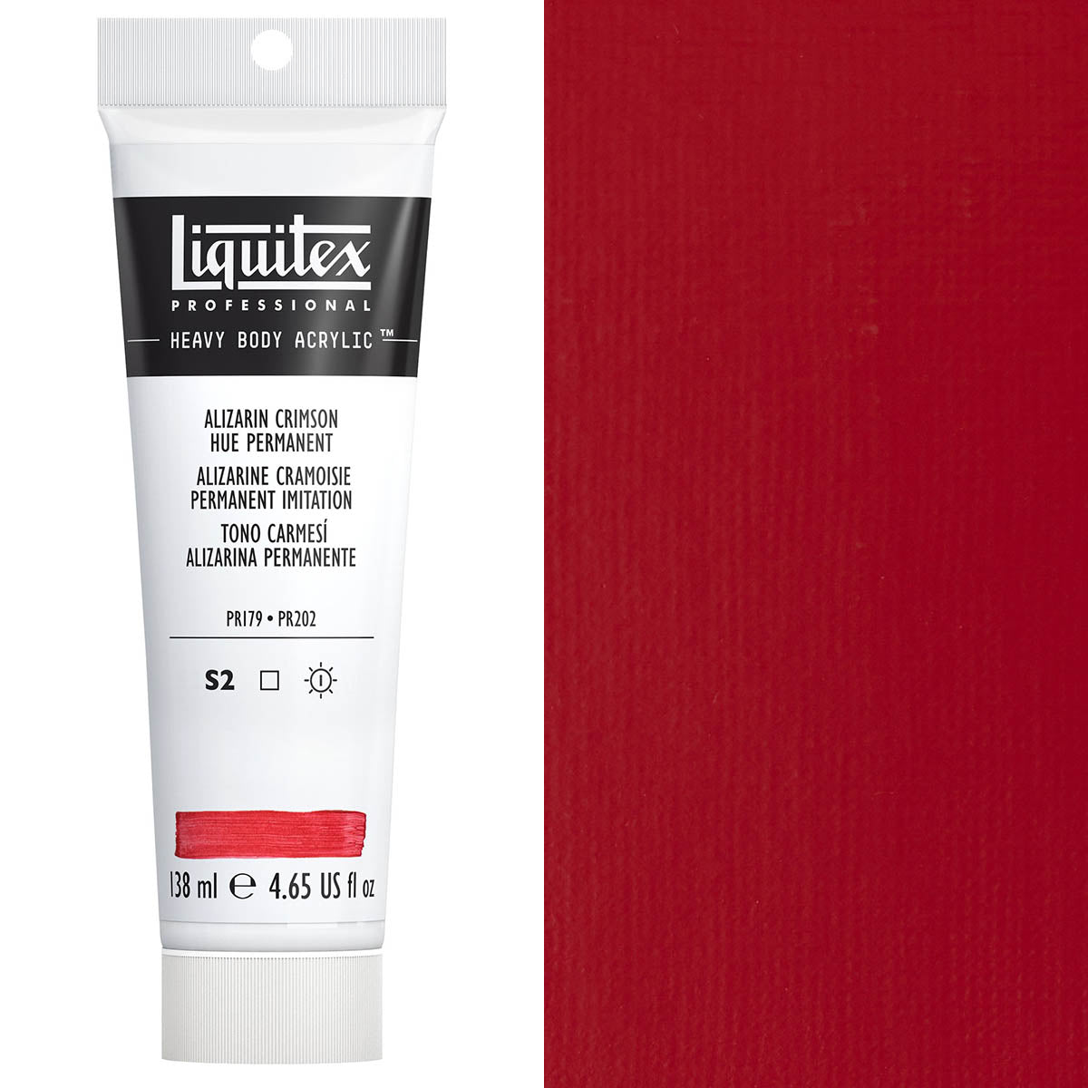 Liquitex Heavy Body Acrylic 138ml — Alizarin Crimson Hue Permanent