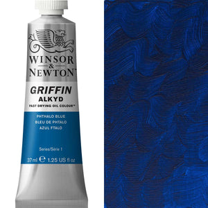 Winsor & Newton Griffin Alkyd Oil - Phthalo Blue