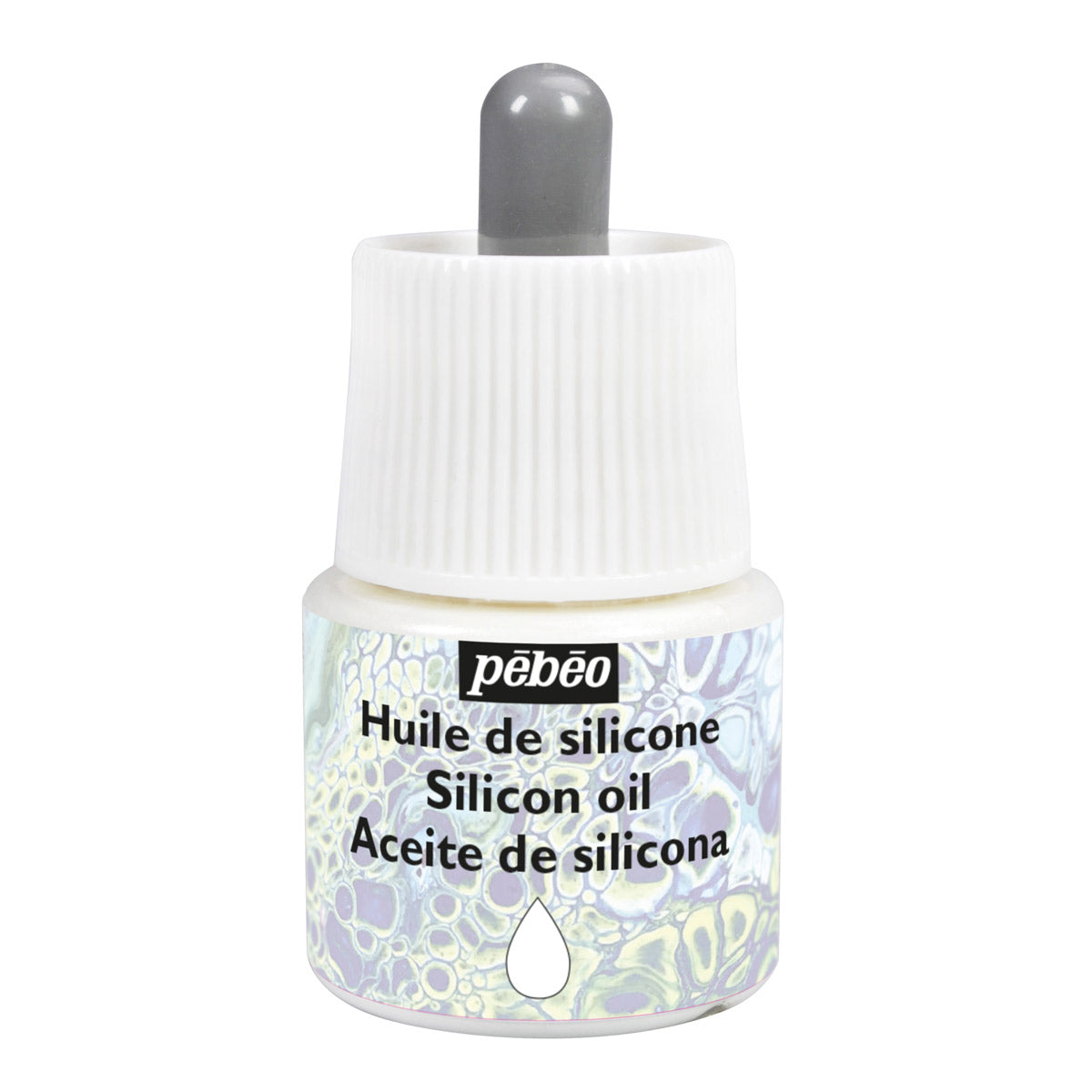Pebeo Silicone Oil 45ml – Acrylic Pouring Additive for Cell Effects