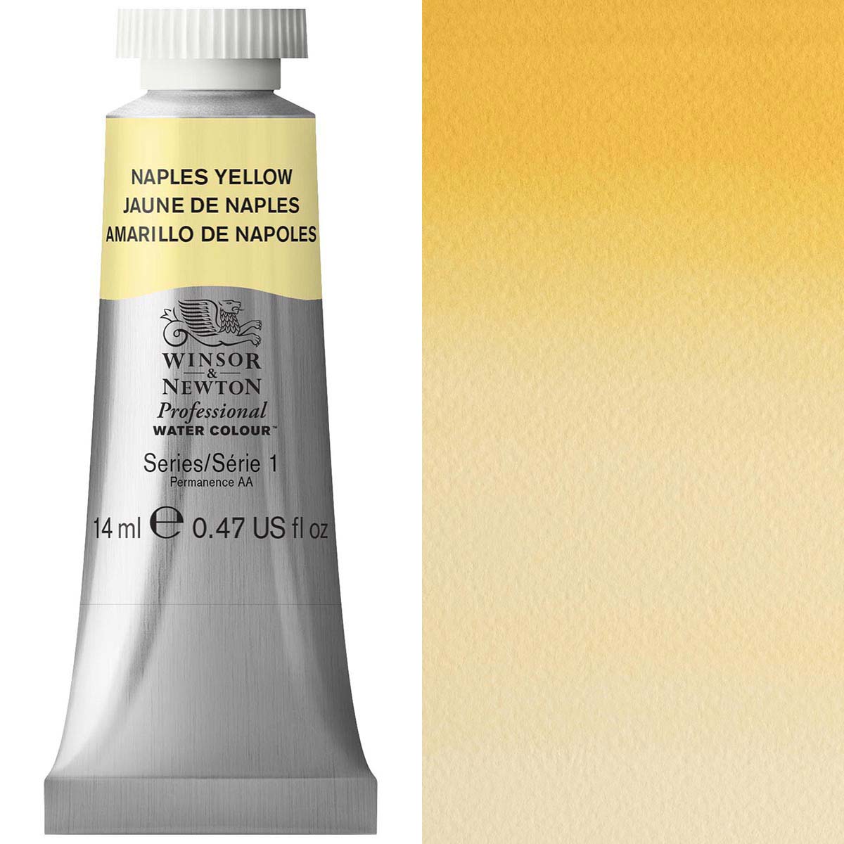 Winsor & Newton Professional Watercolour 14ml — Naples Yellow