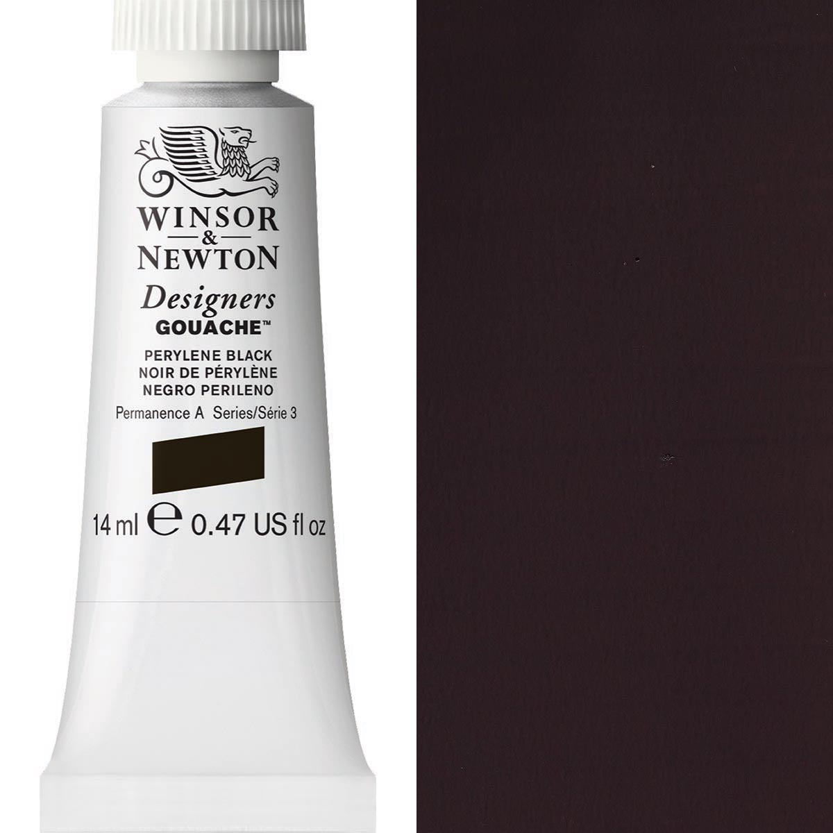 Winsor & Newton Designers' Gouache 14ml - Perylene Black