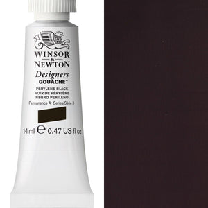 Winsor & Newton Designers' Gouache 14ml - Perylene Black