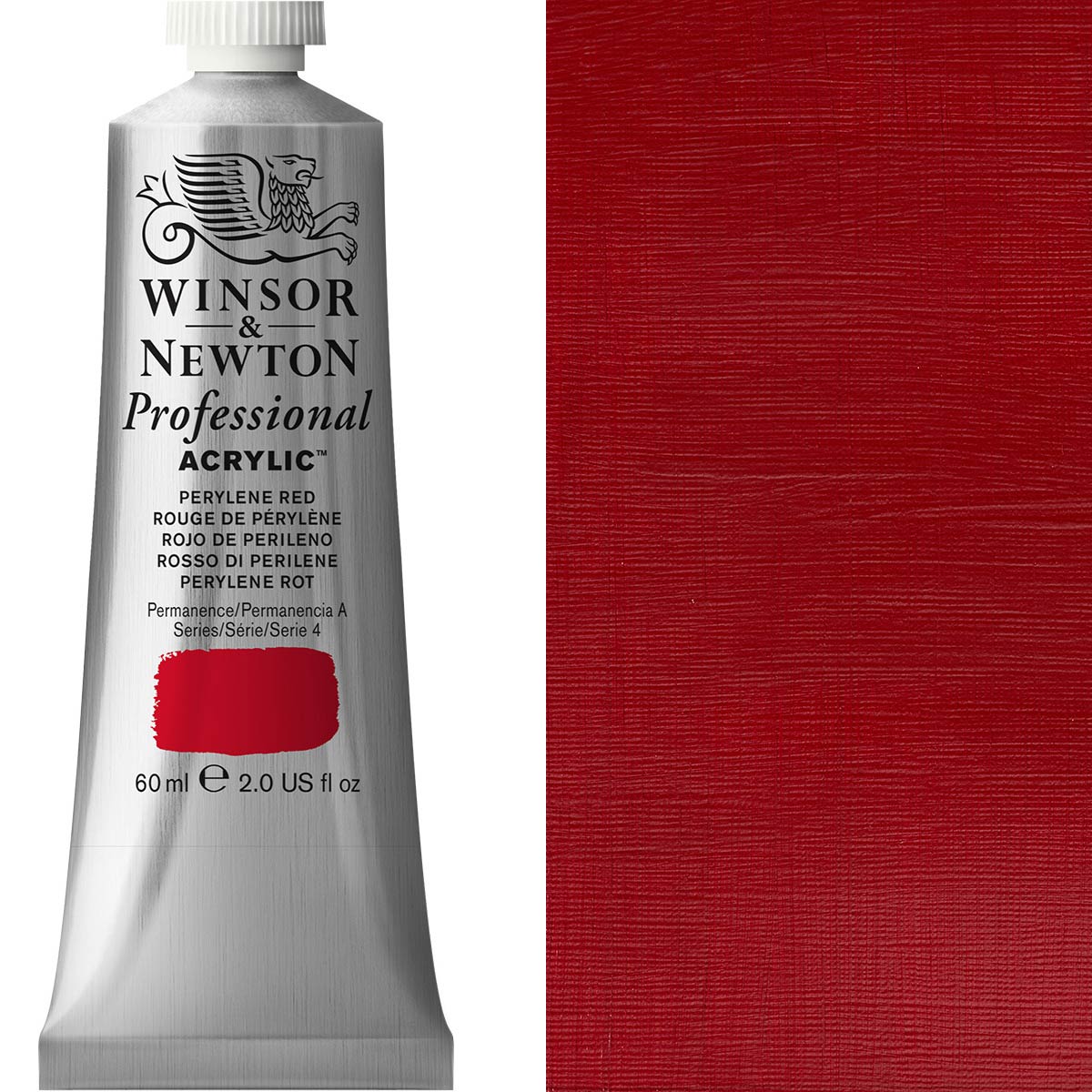 Winsor & Newton Professional Acrylic 60ml - Perylene Red