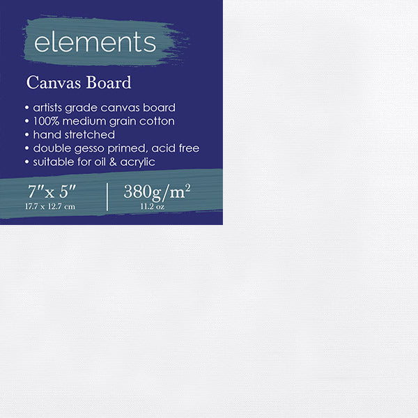 Elements Canvas Board — 7 x 5in Pack of 6