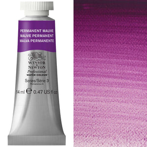 Winsor & Newton Professional Watercolour 14ml Tube — Permanent Mauve