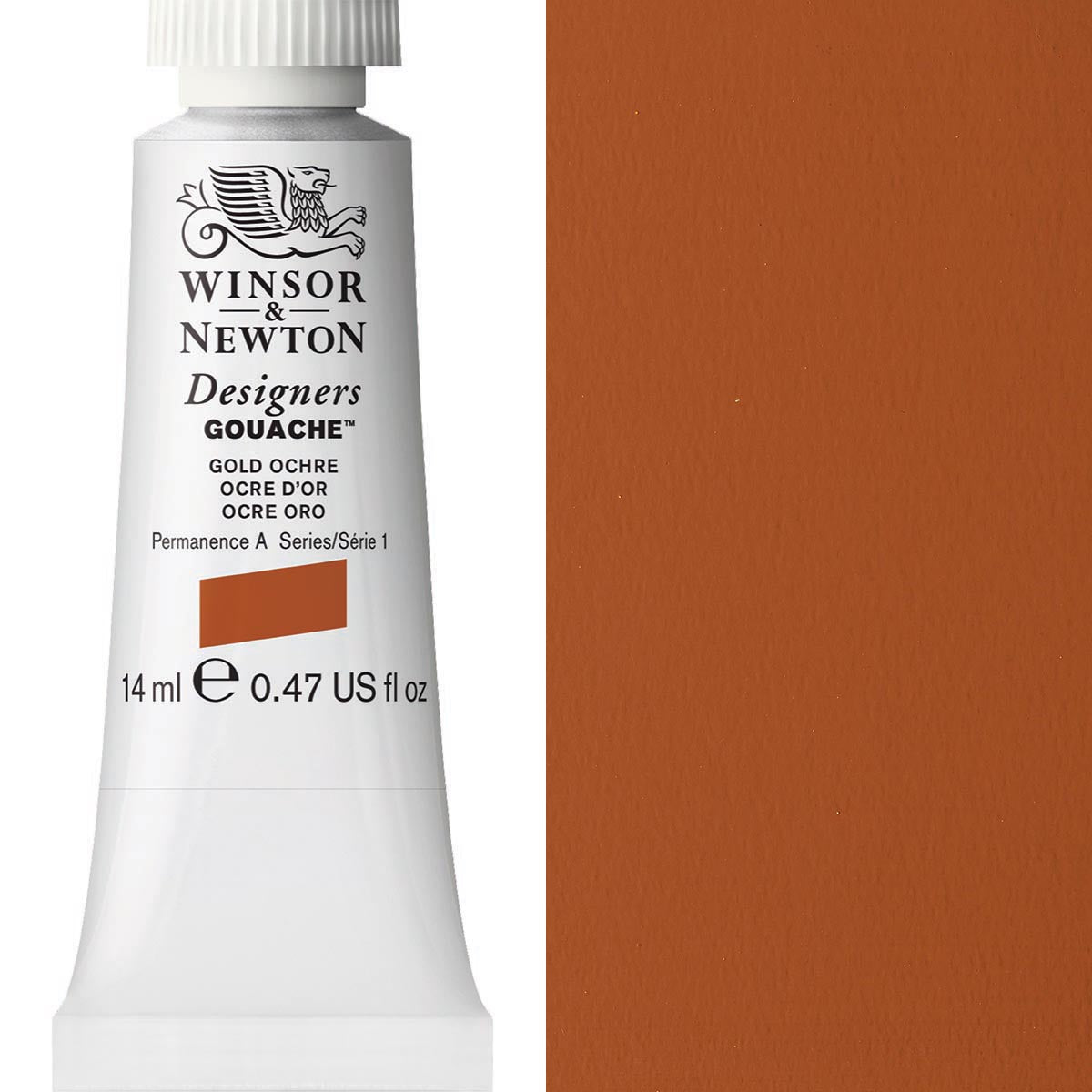 Winsor & Newton Designers' Gouache 14ml - Gold Ochre