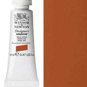 Winsor & Newton Designers' Gouache 14ml - Gold Ochre