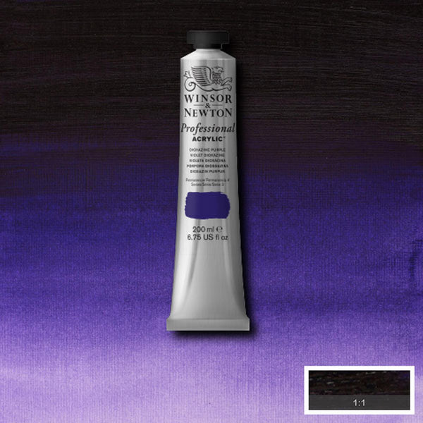 Winsor & Newton Professional Acrylic 200ml — Diox Purple