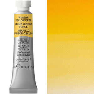 Winsor & Newton Professional Watercolour 5ml — Winsor Yellow Deep