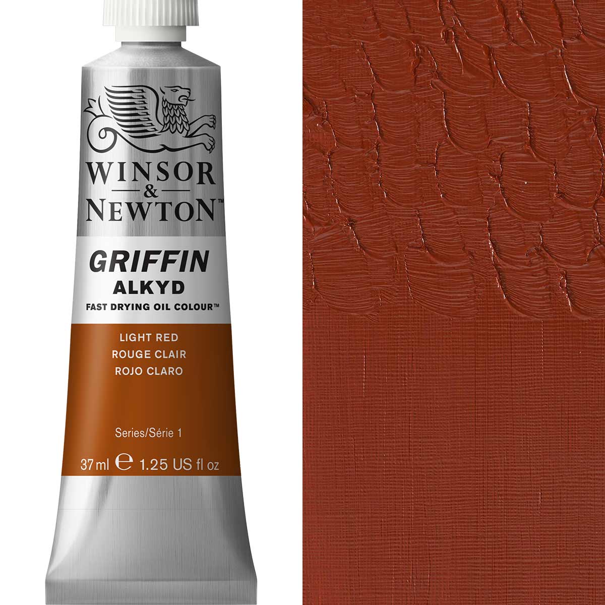 Winsor & Newton Griffin Alkyd Oil - Light Red