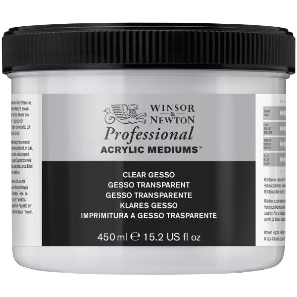 W&N Professional Acrylic Clear Gesso 450ml