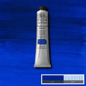 Winsor & Newton Professional Acrylic 200ml — Ultramarine Blue