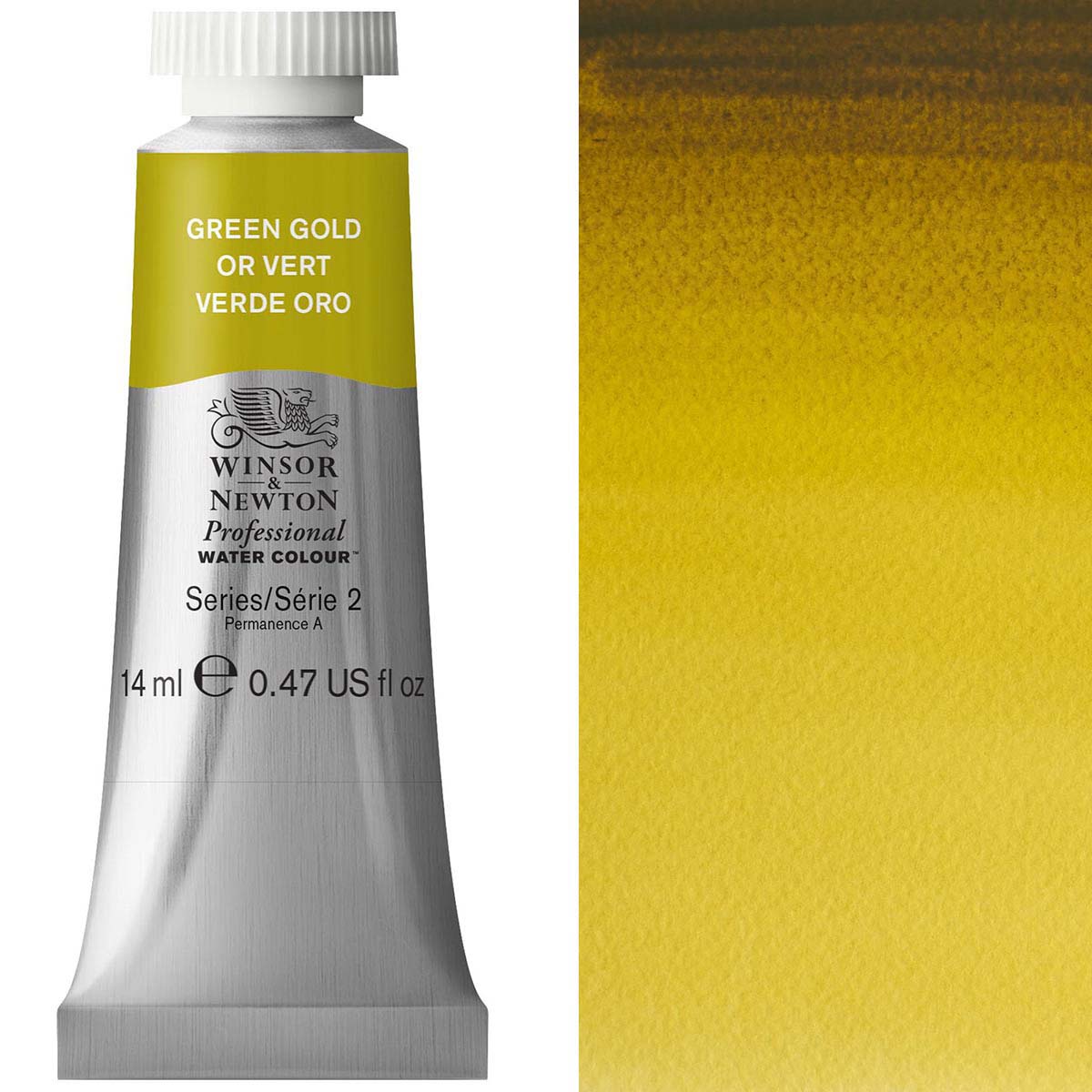 Winsor & Newton Professional Watercolour 14ml — Green Gold