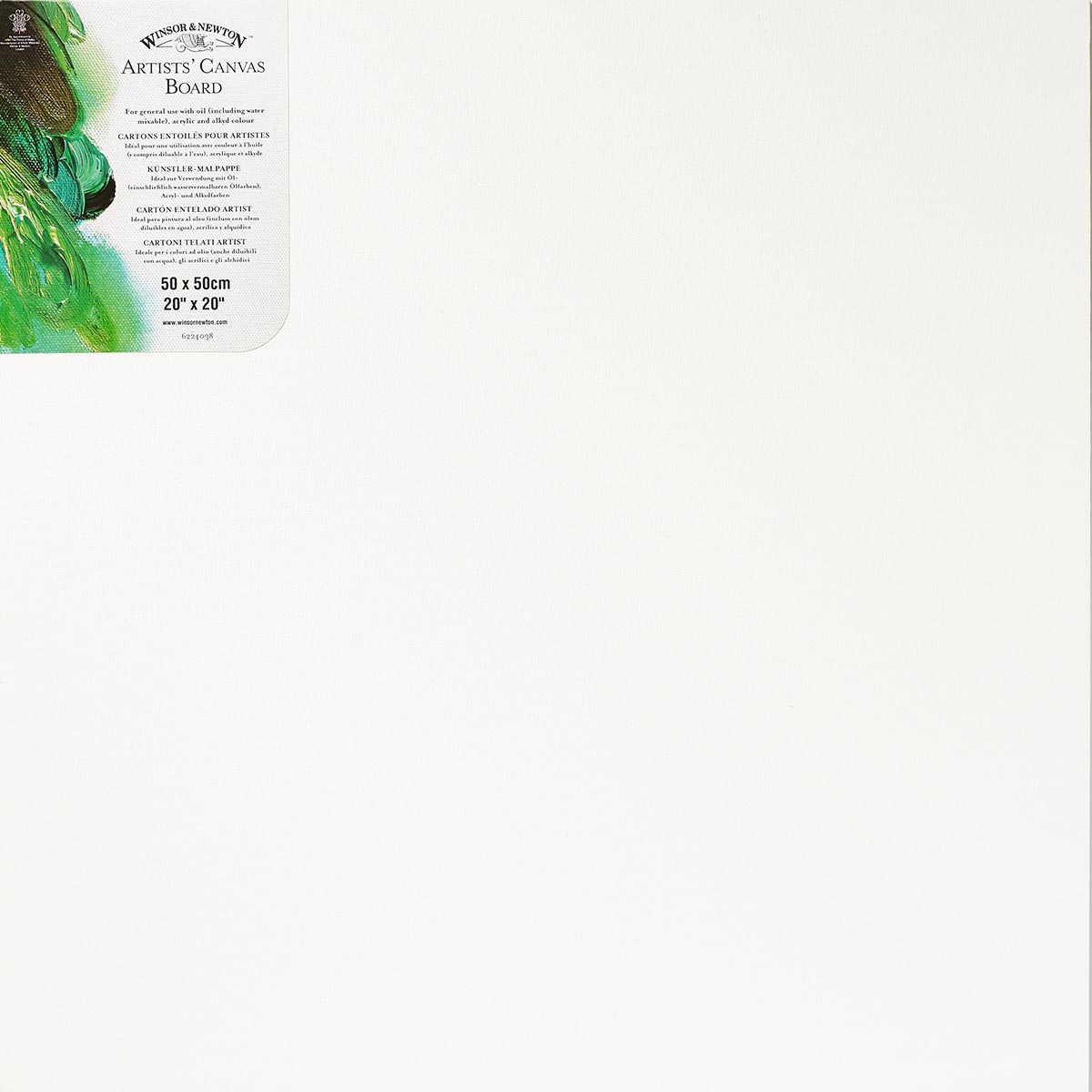 Winsor & Newton Canvas Board Pack of 3 — 50 x 50cm