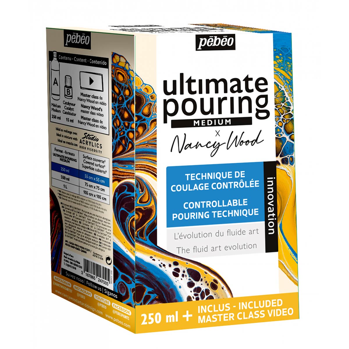 Pebeo Ultimate Pouring Medium 250 ml - Nancy Wood