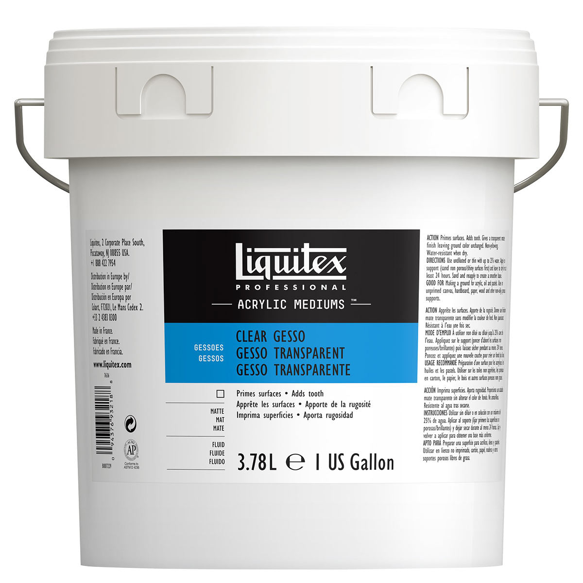 Liquitex Professional Clear Gesso — 3.78L