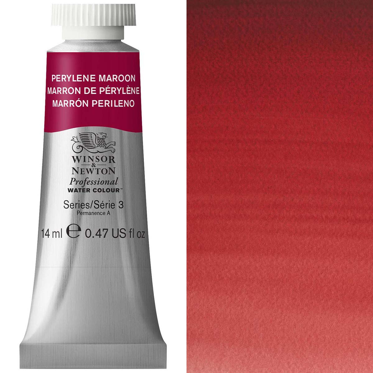Winsor & Newton Professional Watercolour 14ml Tube — Perylene Maroon