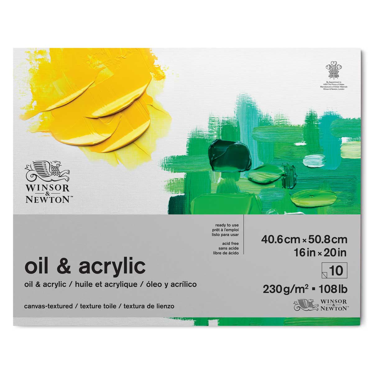 Winsor & Newton Oil and Acrylic Colour Pad — 16 x 20 in