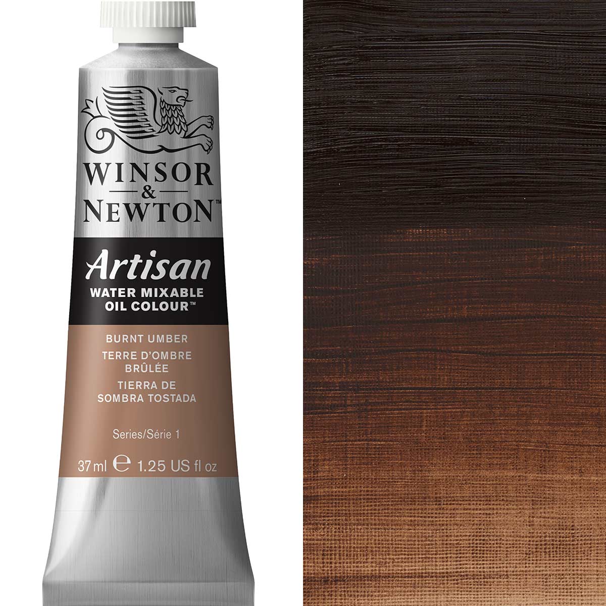 Winsor & Newton Artisan Water Mixable Oil 37ml - Burnt Umber