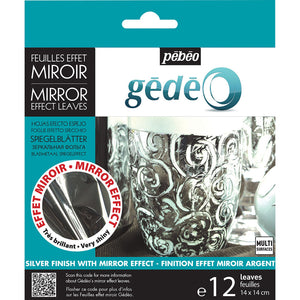 Gedeo Mirror Effect Metal Leaves - Silver