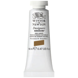 Winsor & Newton Designers' Gouache 14ml - Raw Umber