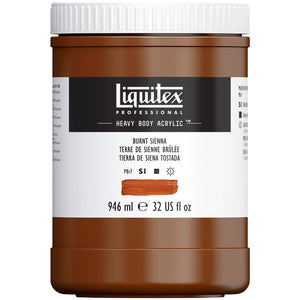 Liquitex Heavy Body Acrylic 946ml — Burnt Sienna