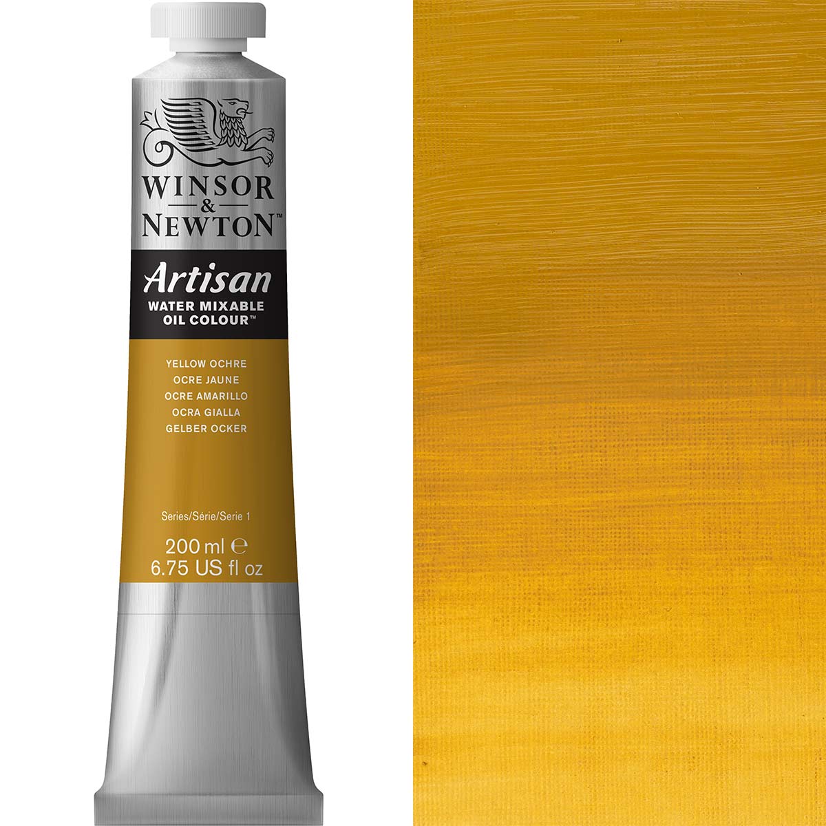 Winsor & Newton Artisan Water Mixable Oil 200ml — Yellow Ochre