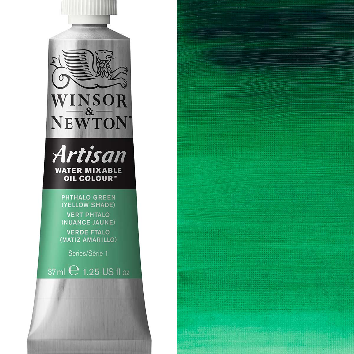 Winsor & Newton Artisan Water Mixable Oil 37ml - Phthalo Green Yellow Shade