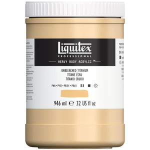 Liquitex Heavy Body Acrylic 946ml — Unbleached Titanium