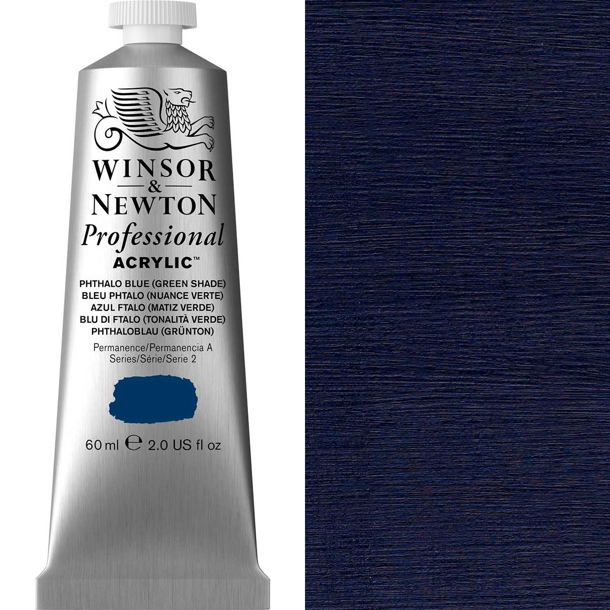 Winsor & Newton Professional Acrylic 60ml - Phthalo Blue Green Shade
