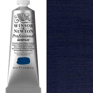 Winsor & Newton Professional Acrylic 60ml - Phthalo Blue Green Shade
