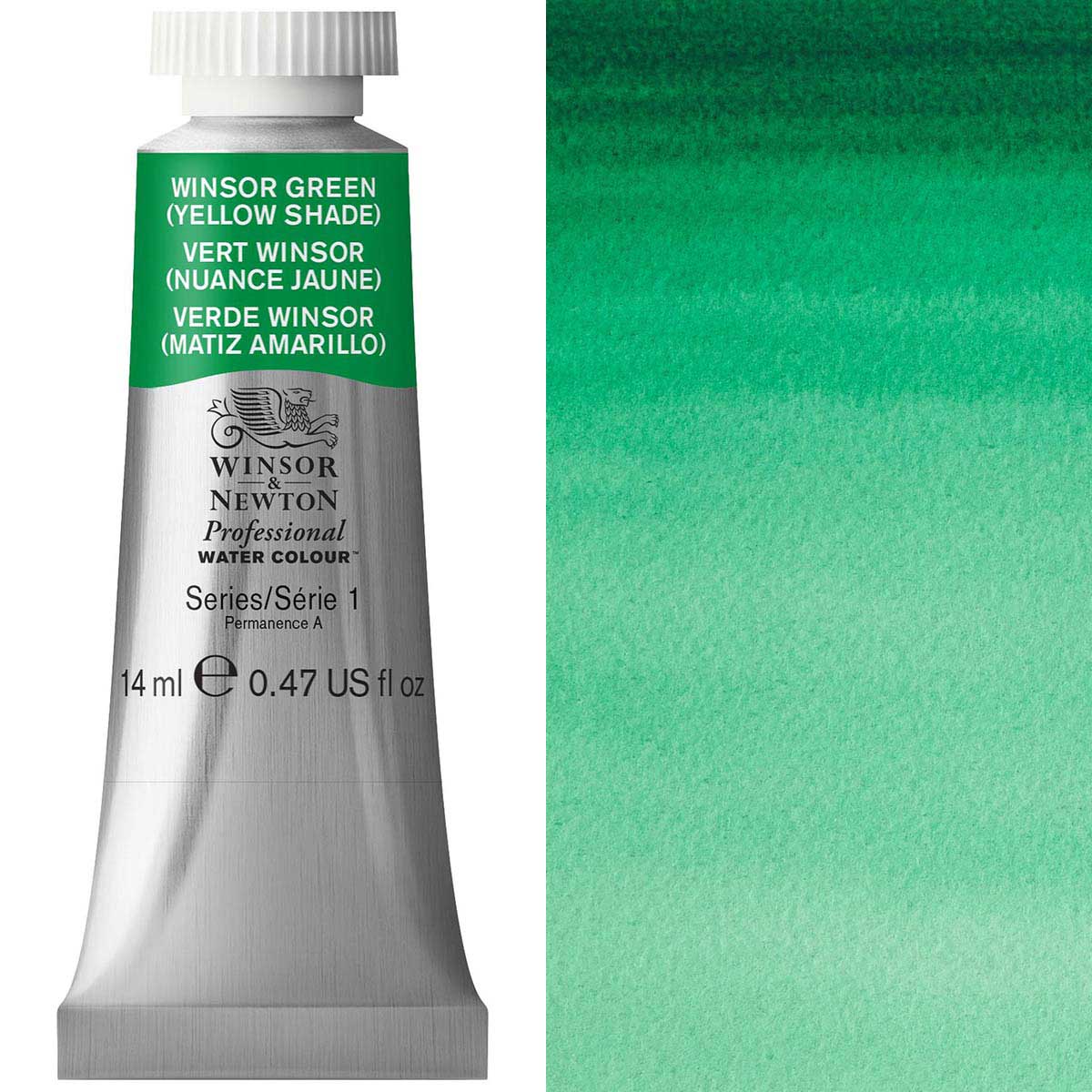 Winsor & Newton Professional Watercolour 14ml — Winsor Green Yellow