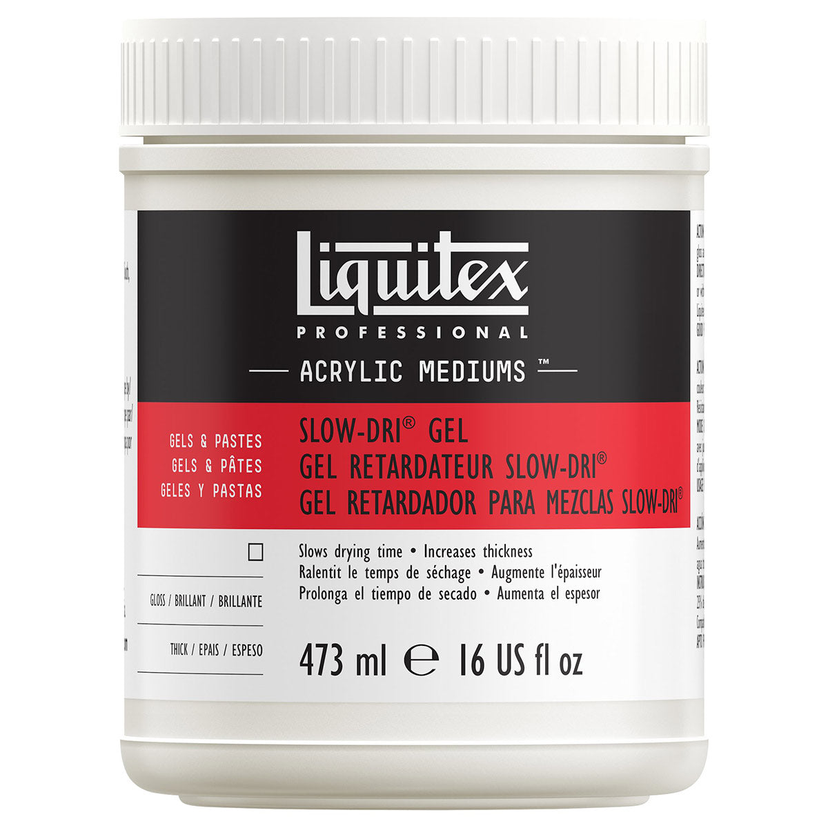 Liquitex Slow-Dri Blending Gel Retarder — 473ml