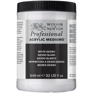 W&N Professional Acrylic Medium White Gesso 946ml