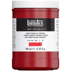 Liquitex Heavy Body Acrylic 946ml — Alizarin Crimson Hue Permanent