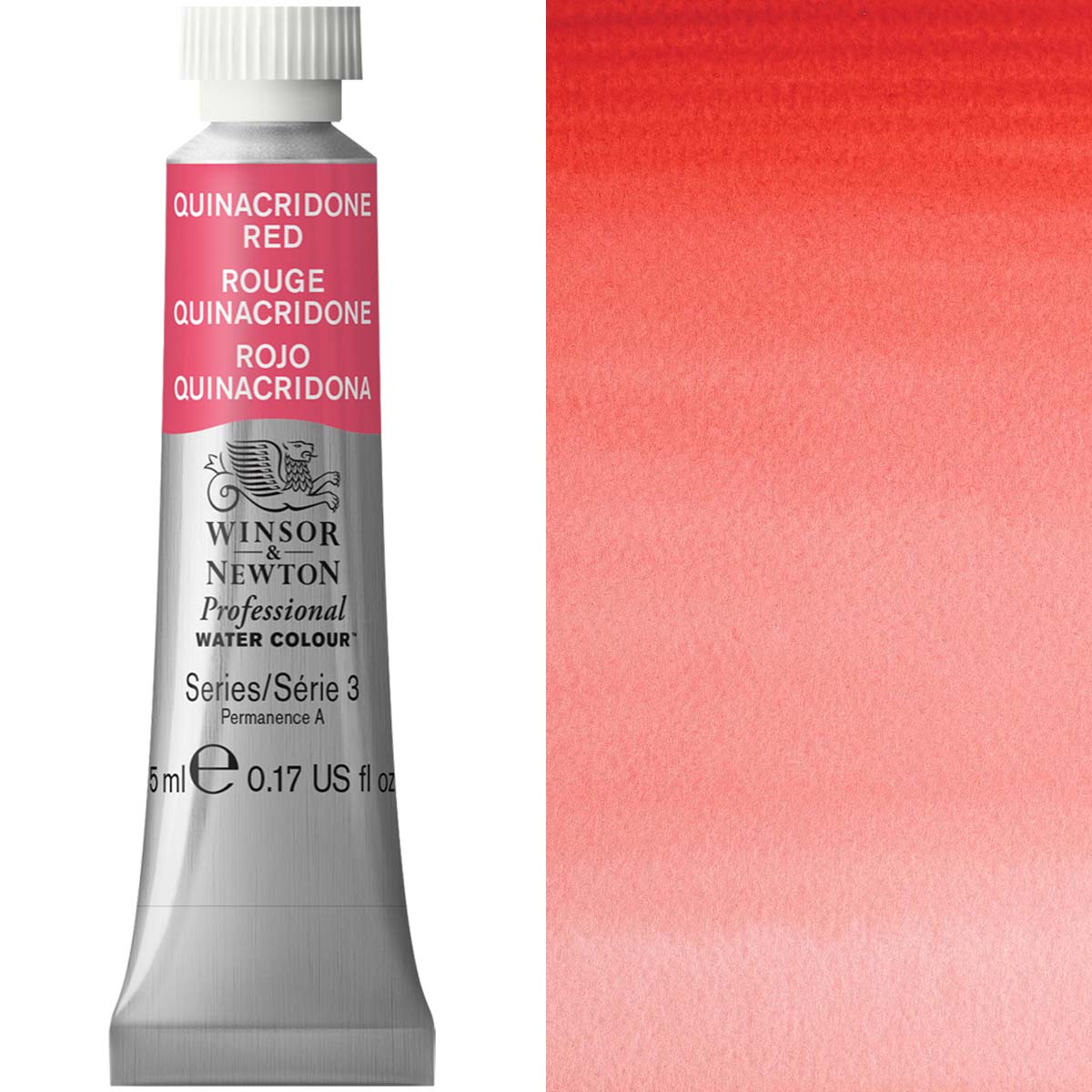 Winsor & Newton Professional Watercolour 5ml — Quinacridone Red