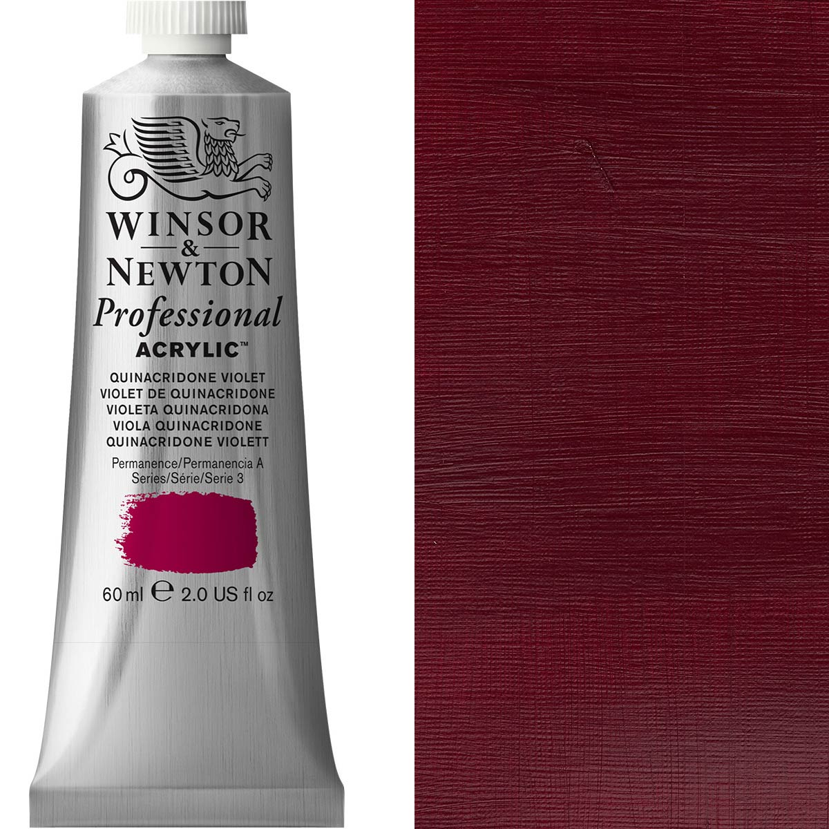Winsor & Newton Professional Acrylic 60ml - Quinacridone Violet