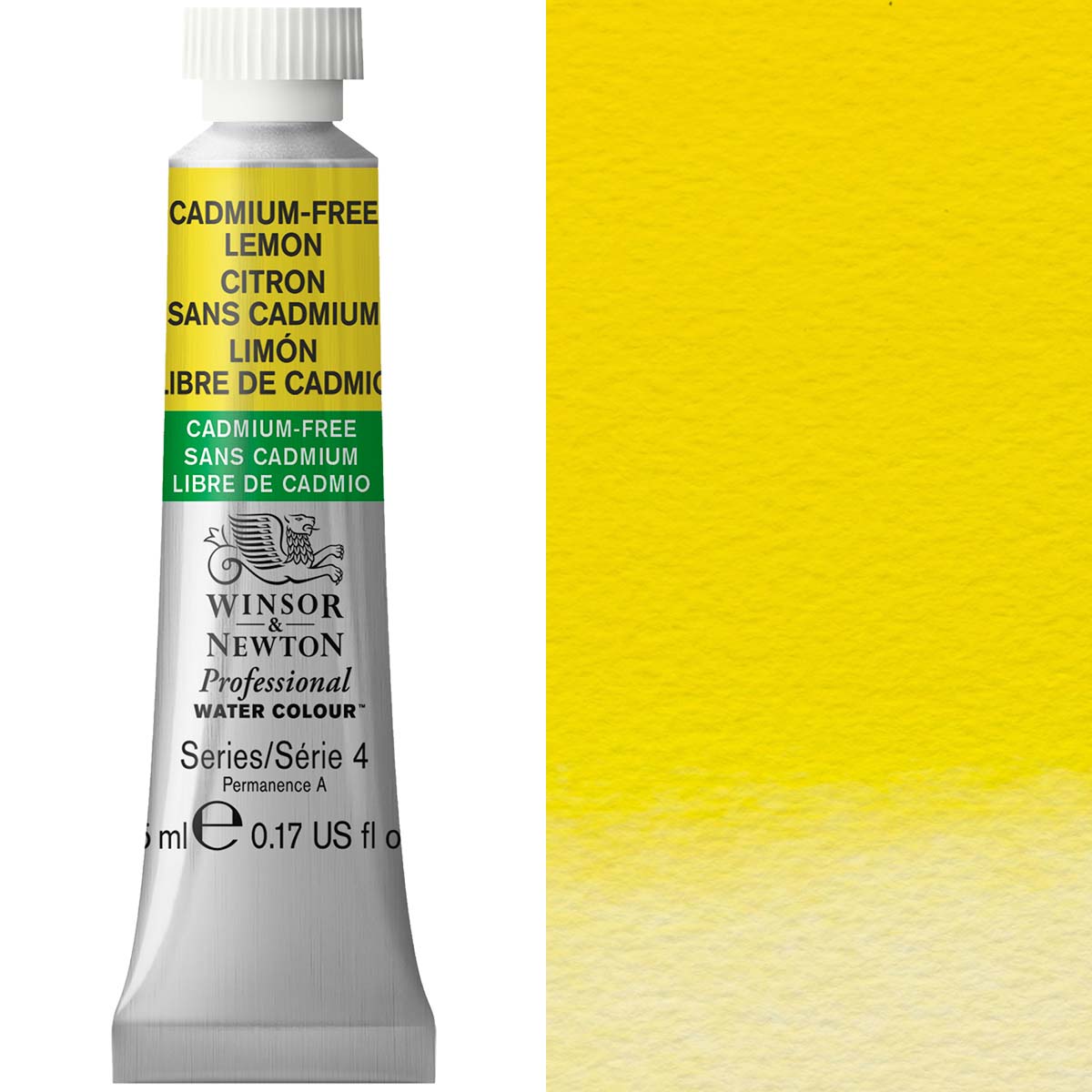Winsor & Newton Professional Watercolour 5ml — Cadmium-Free Lemon