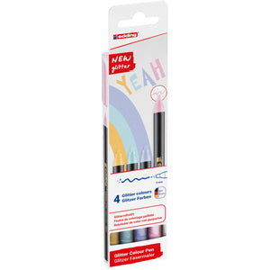 Edding 1200 Colour Glitter Pen Set of 4
