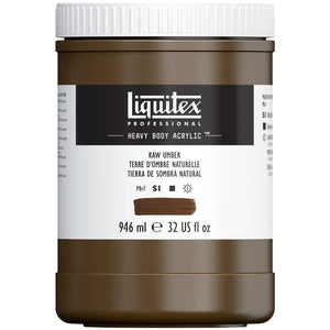 Liquitex Heavy Body Acrylic 946ml — Raw Umber